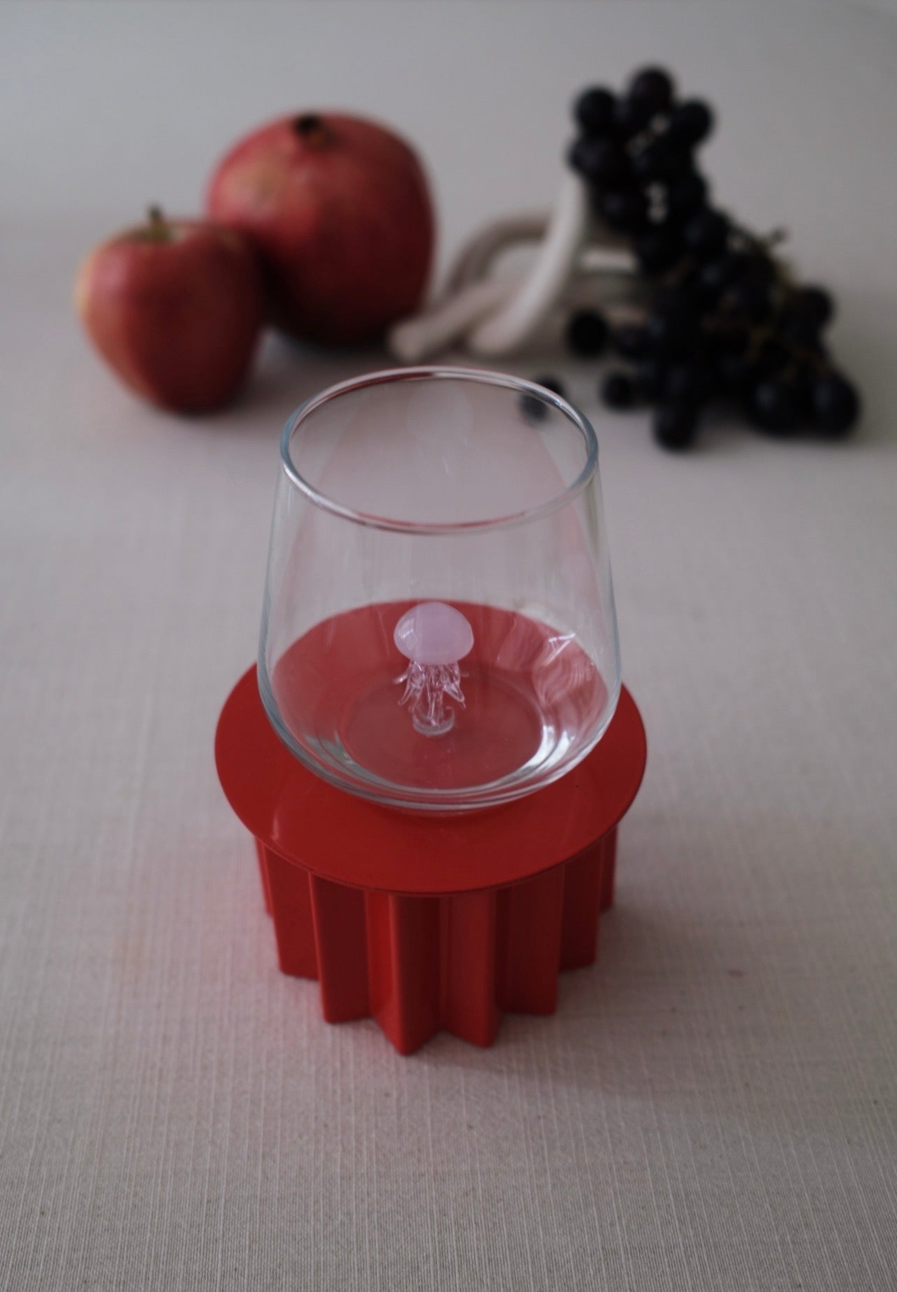 Qualle Wasserglas