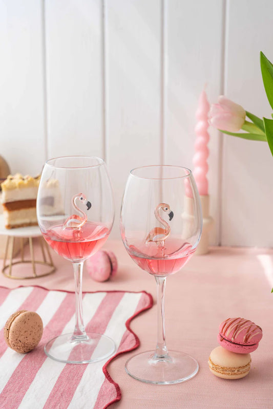 Flamingo Weingläser