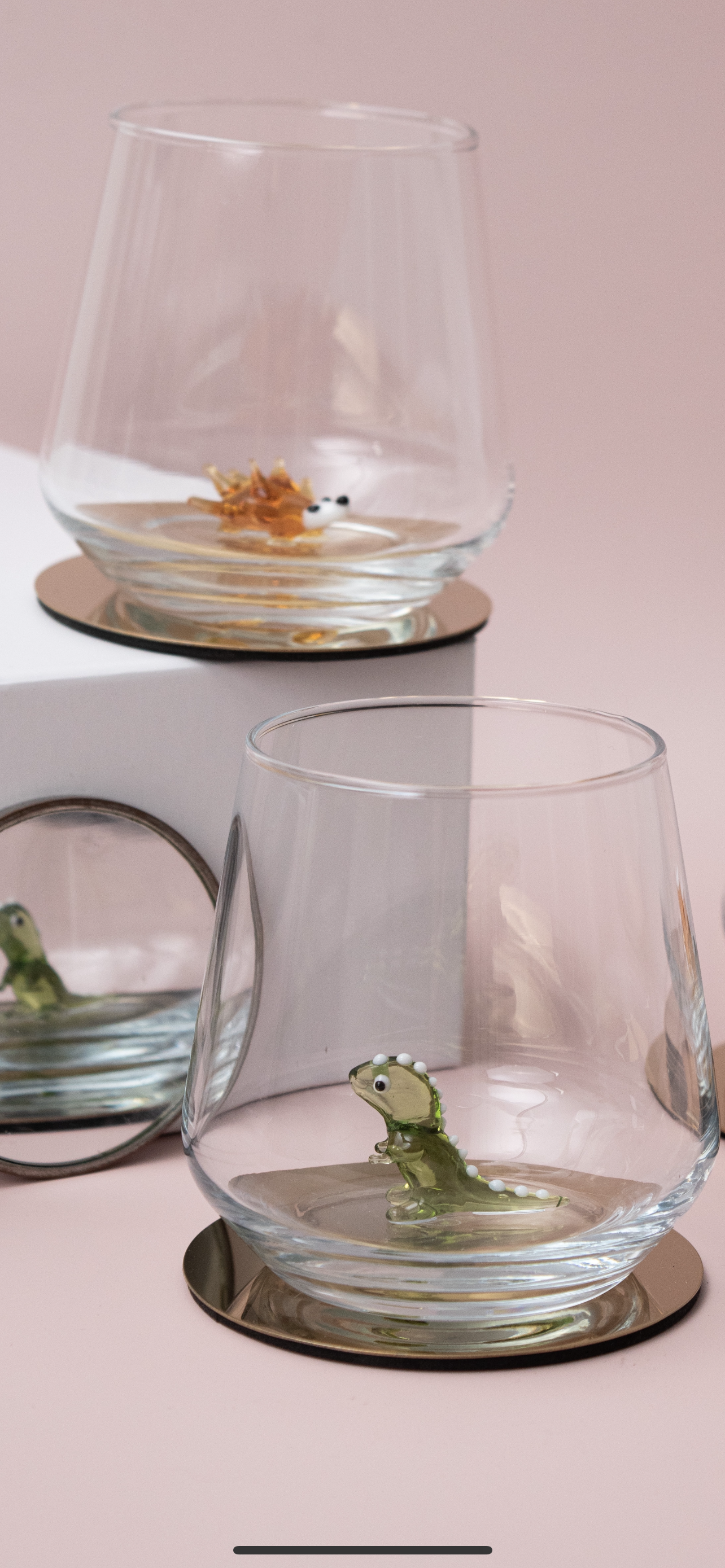 Dinosaurier Glas