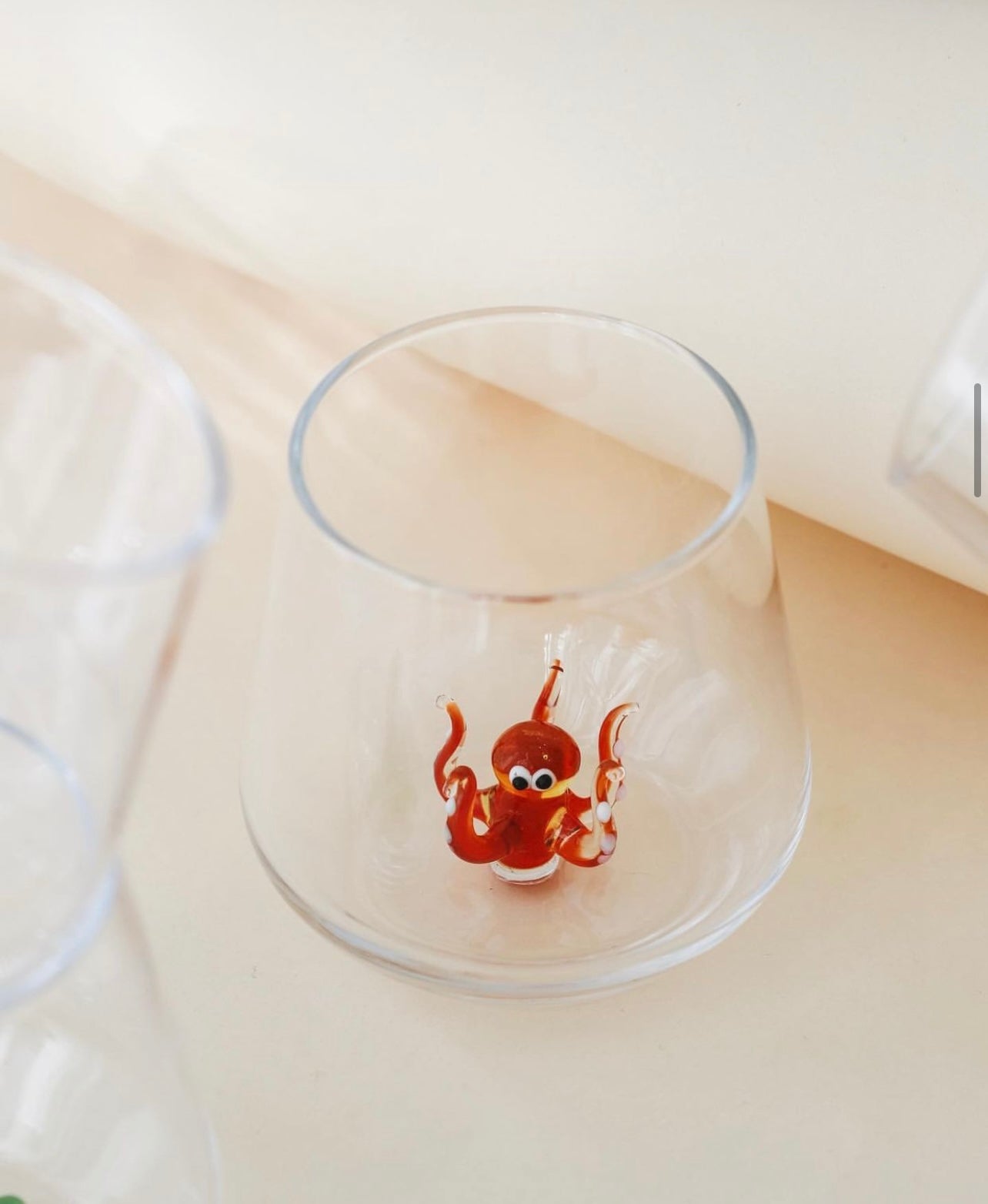 Oktopus Glas