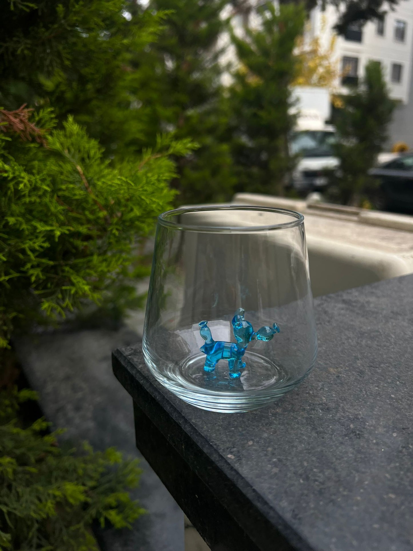 Luftballon Hund Glas