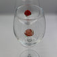 Weingläser Rosen
