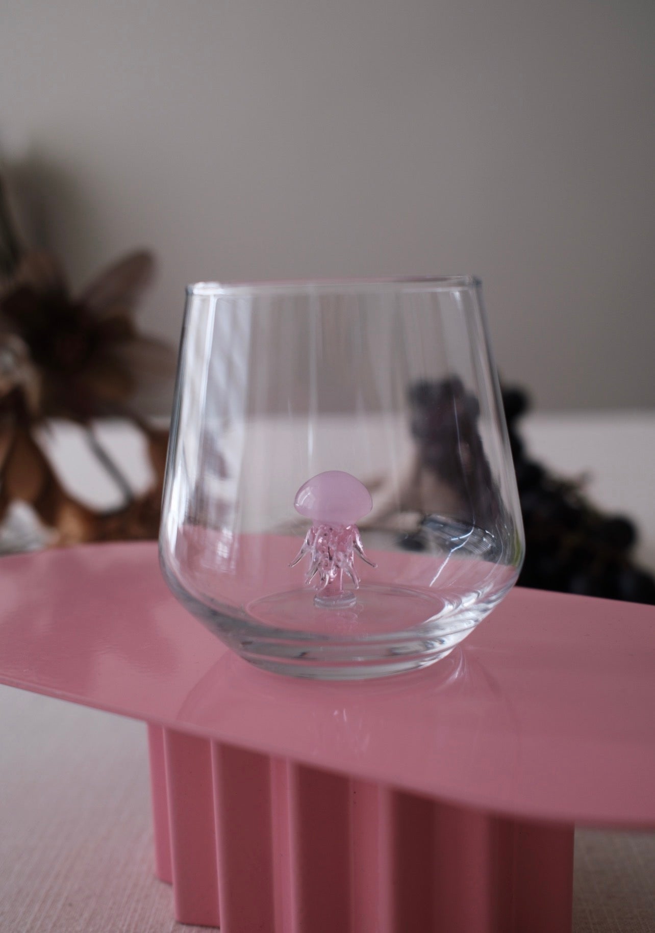 Qualle Wasserglas