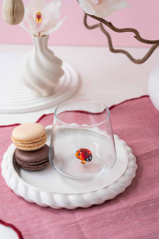 Marienkäfer Glas