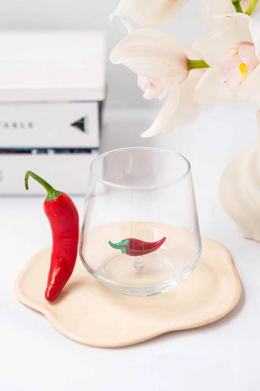 Chili-Paprika Glas