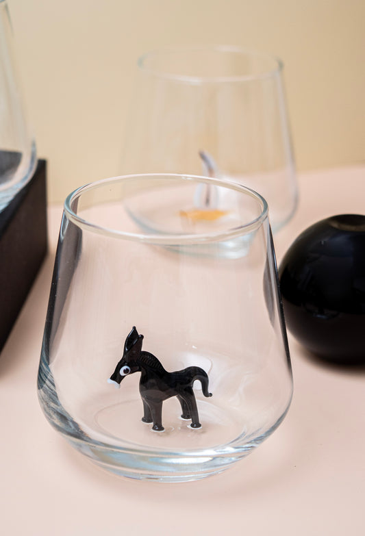 Esel Glas