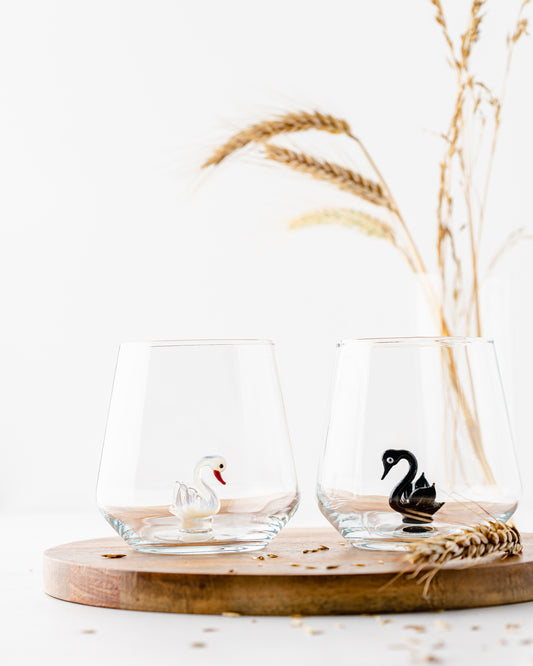 Schwan Glas