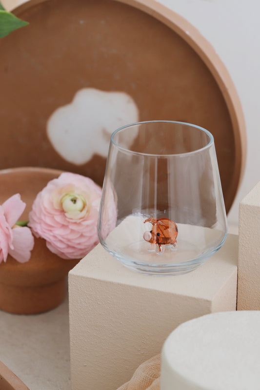 Glücksschwein Glas