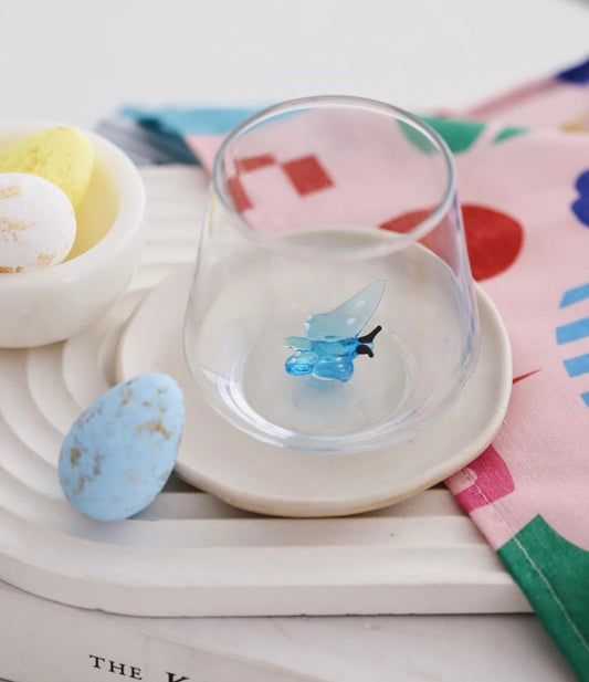 Schmetterling Glas