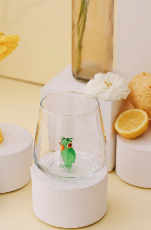 Eule Glas